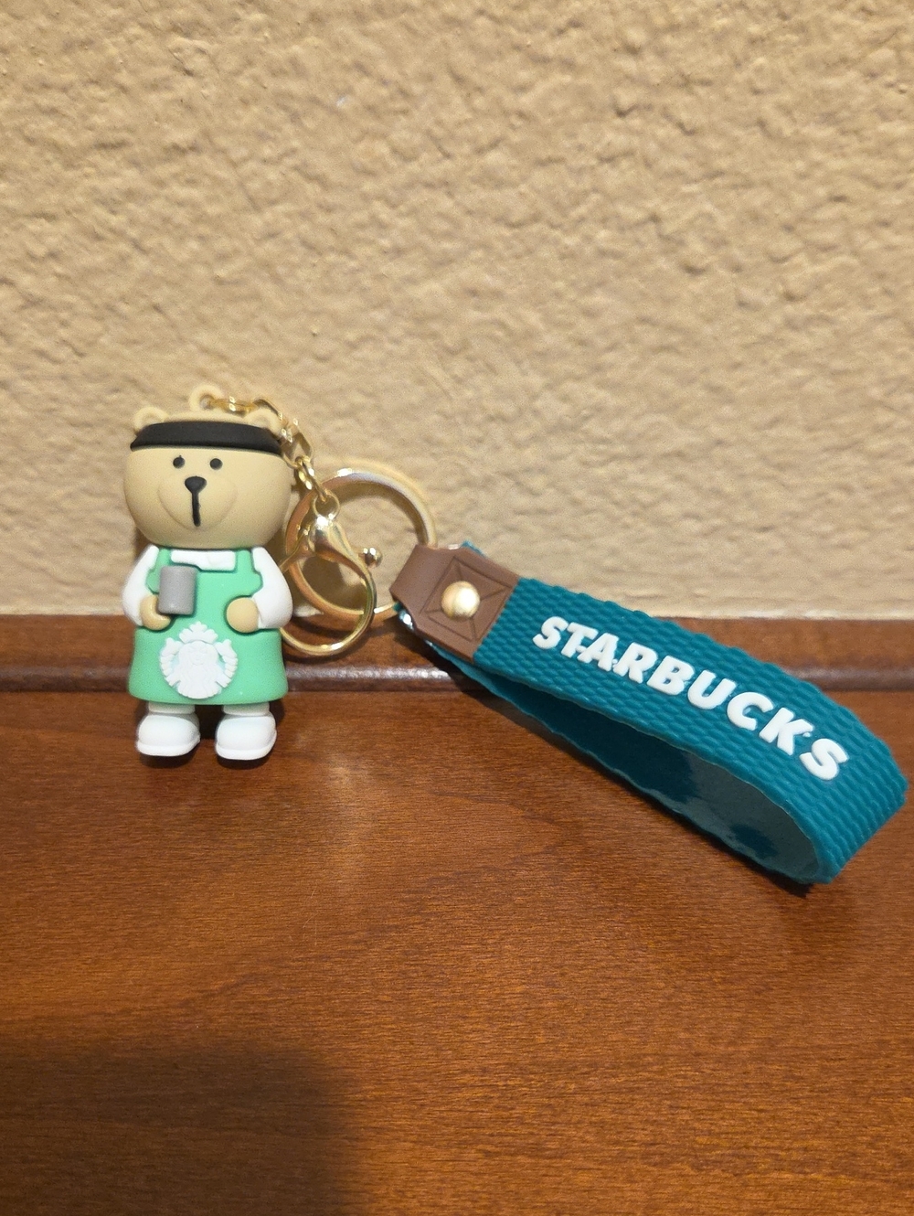 Barista Bear Keychain